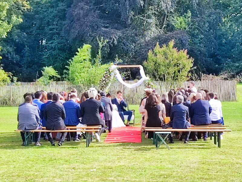 Mariage intimiste à Bertreville Saint Ouen