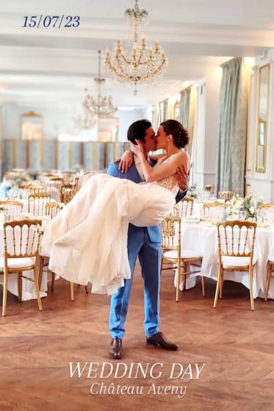 Une union magique célébrée au Château d'Aveny : Le mariage de Marie et Milhan