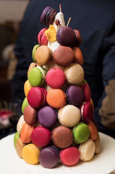 macarons vanille chocolat pistache framboise